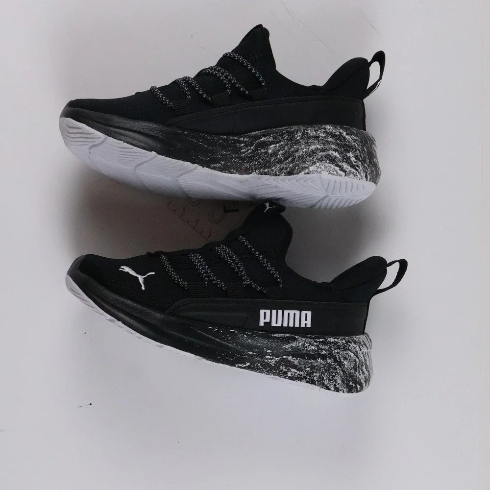 Puma Sneaker One4All 2.0 Blizzrizz INF Black White Marbled 9C NWT